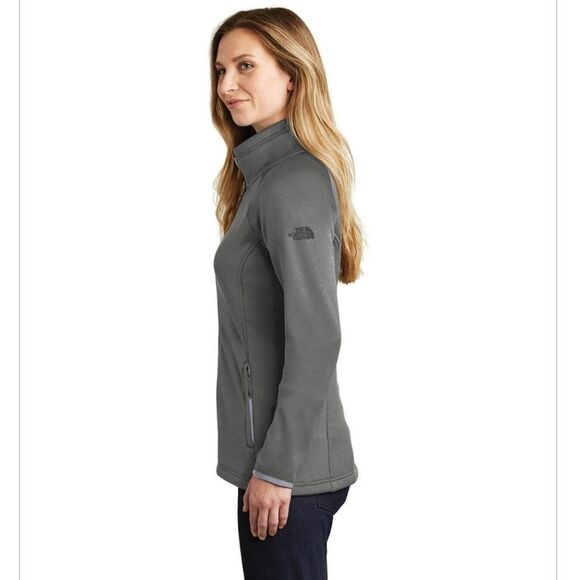 The North Face Canyon Flats Stretch Fleece Jacket sz Med With Custom Patch - Picture 3 of 16